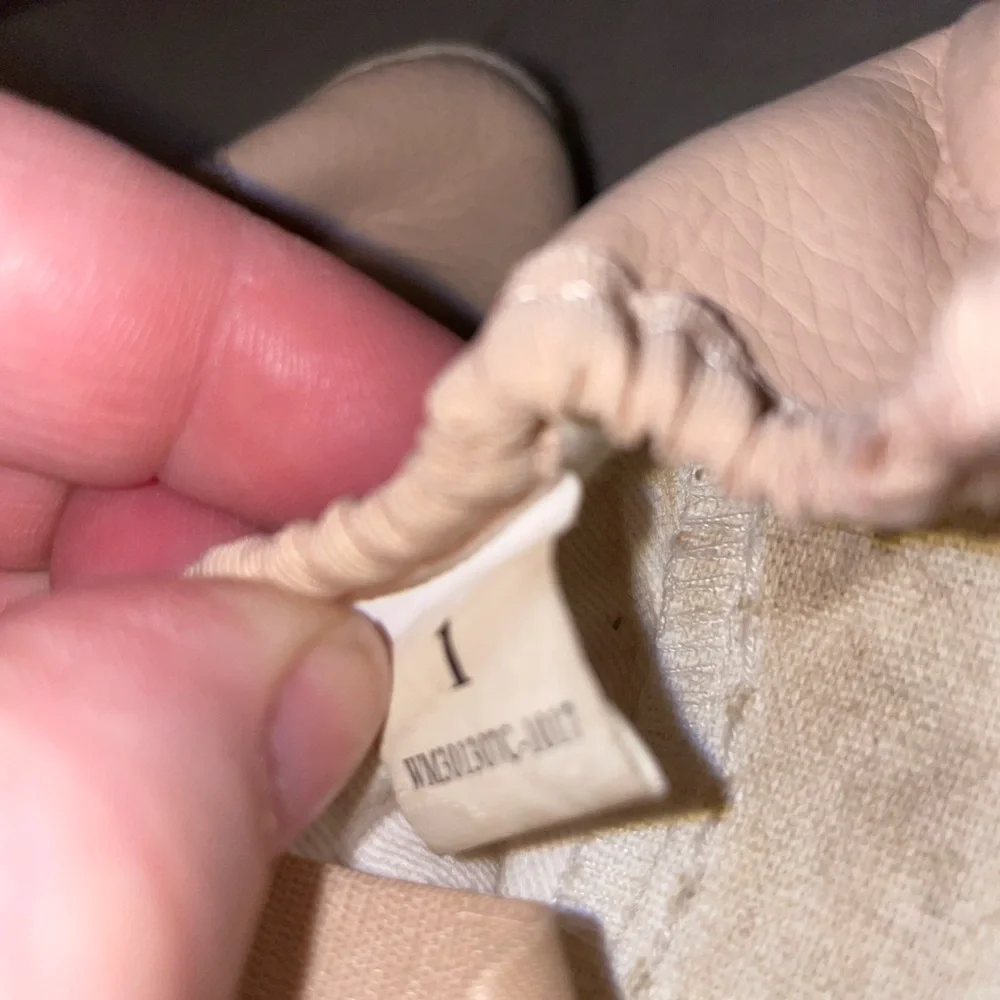 Vagabond Nude Leather Ballet Flats